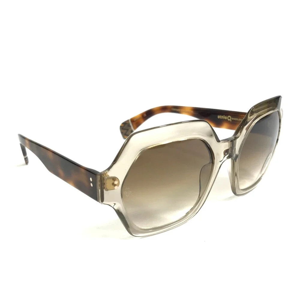 Etnia Barcelona Sunglasses ES VEDRA SUN GYHV Gray Havana Frames w/ Brown Lenses